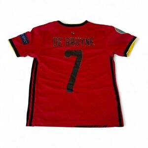 Adidas Belgium 2014/15 Home Jersey De Bruyne #7 Youth Size 26